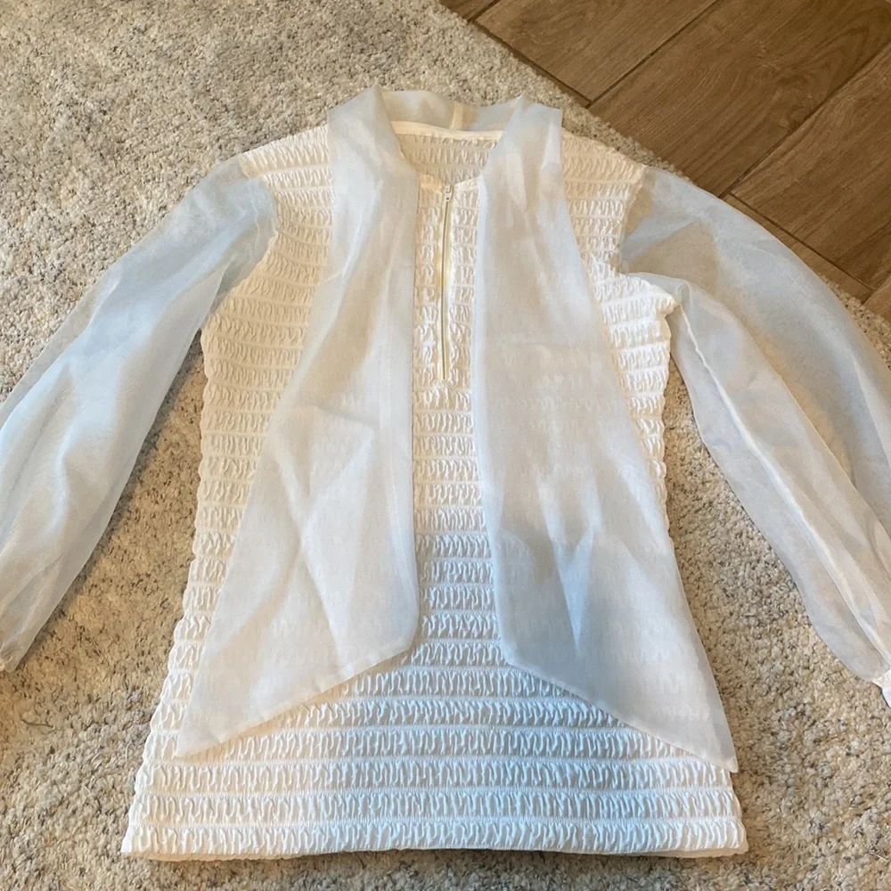 Vintage sheer arm blouse - Picture 10 of 10